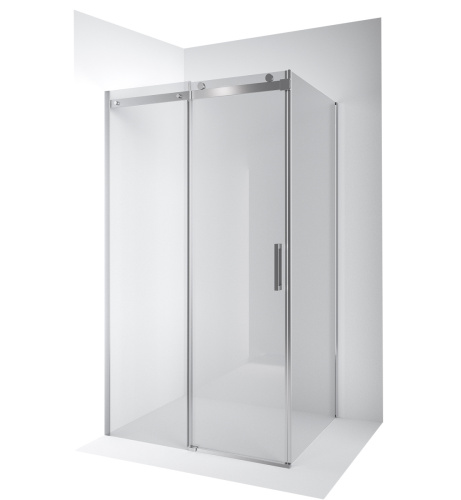 Душевой уголок Ambassador Benefit 19021103HX-120HX 140х120 стекло прозрачное профиль хром без поддона